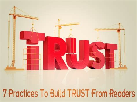 7 Practices for Bloggers to Build Trust from Readers