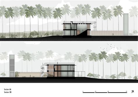 Section AA (top) and Section BB (bottom)