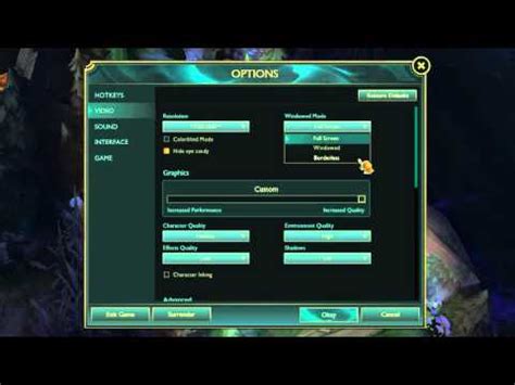 Optimizing In-Game Settings - League of Legends Player Support