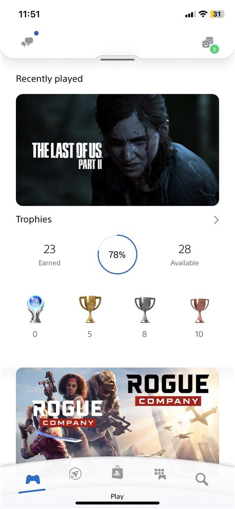 My recently played games is not updating anymore in my ps app any fix ...