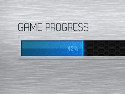 Game Progress | Progress, Games, User interface