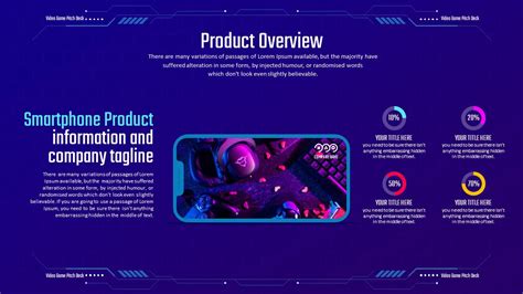 Video game pitch deck PowerPoint template | SlideBazaar