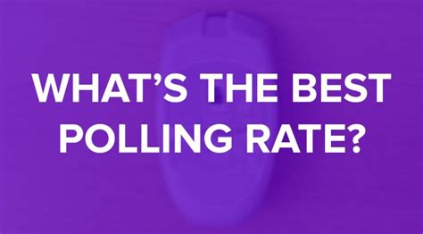 Optimizing mouse DPI & polling rate for competitive FPS gaming?