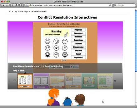 Conflict Resolution Interactives (Games) – Conflict Resolution ...