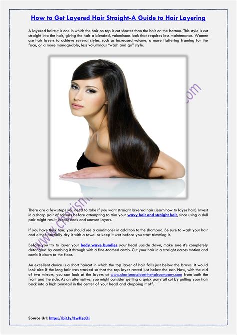 PPT - How to Get Layered Hair Straight-A Guide to Hair Layering ...