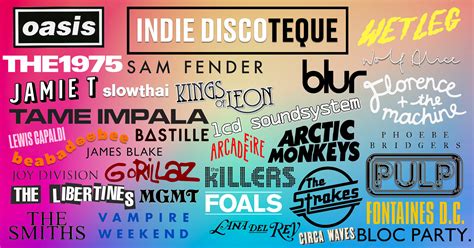 Indie Rock Band Logos
