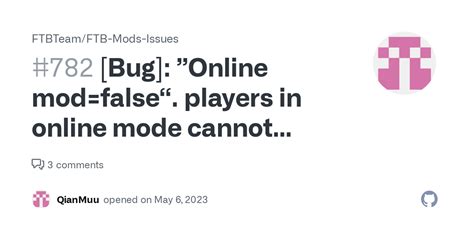 [Bug]: ”Online mod=false“. players in online mode cannot invite others ...