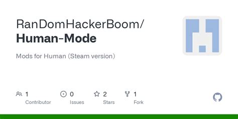 GitHub - RanDomHackerBoom/Human-Mode: Mods for Human (Steam version)