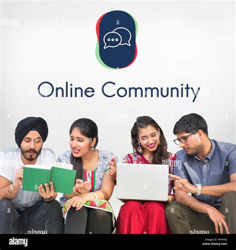 Online Community Interacting Connect Concept Stock Photo - Alamy