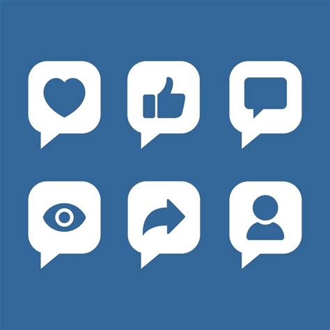 social media notification icon sign 56913022 Vector Art at Vecteezy