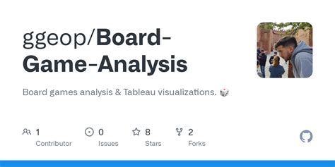 GitHub - ggeop/Board-Game-Analysis: Board games analysis &amp; Tableau ...