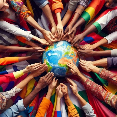 Premium Photo | A diverse group of people from different cultures ...