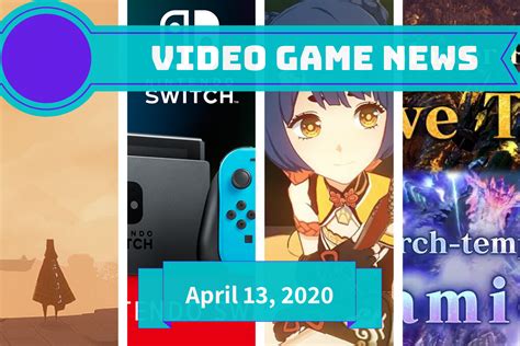 Video Game News-April 13, 2020 - LightGames