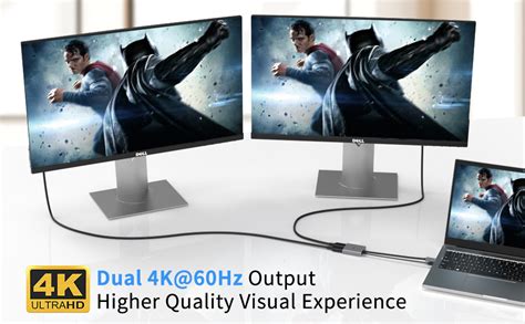 Amazon.com: fairikabe DisplayPort to Dual DisplayPort Splitter Adapter ...