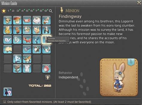 How to Summon Minion FFXIV - Basically Average