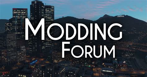 Forums - Modding Forum