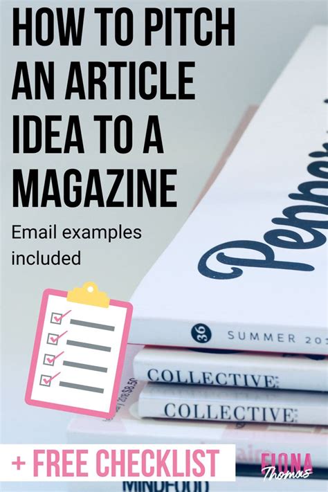 Tips for Writing Effective Pitch Emails to Magazines