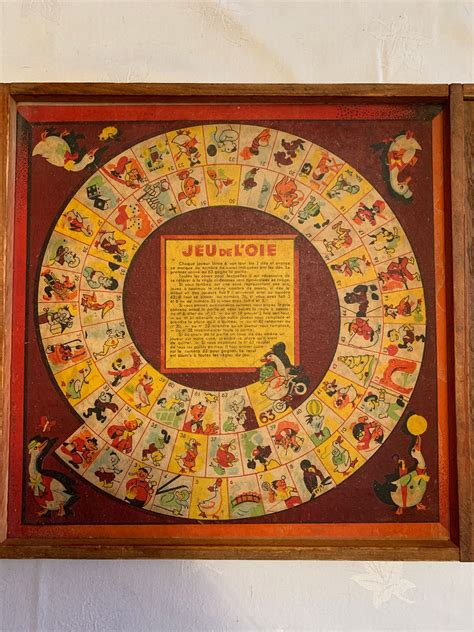 Gameboard With Drafts, Checkers and the Goose Game - Etsy