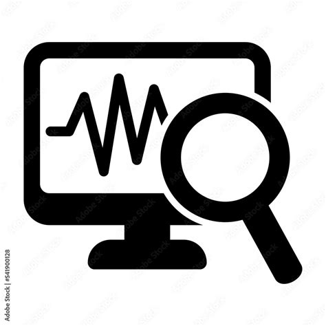 Monitoring icon. Simple element from internet security collection ...