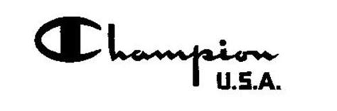 CHAMPION U.S.A. Trademark of CHAMPION PRODUCTS INC. Serial Number ...