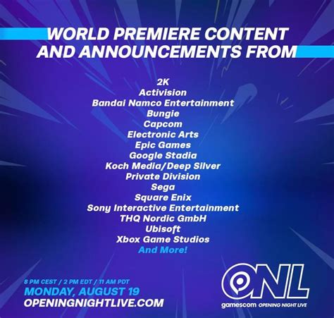 What new announcements from these developers are you hoping for the ...