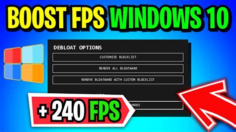 How to optimize Windows 10 for max gaming FPS & minimal input lag?