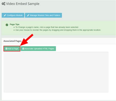 Embedding a Video Within a Course