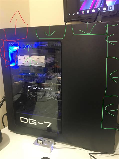 I want to get optimal airflow for my pc. Any recommendations? Heres a ...