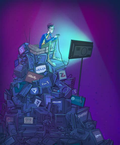 Updated gamers on Behance