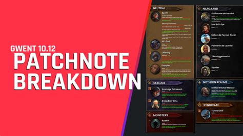 Patchnote breakdown - Novigrad Journal