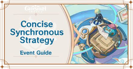Concise Synchronous Strategy Event Guide | Genshin Impact|Game8