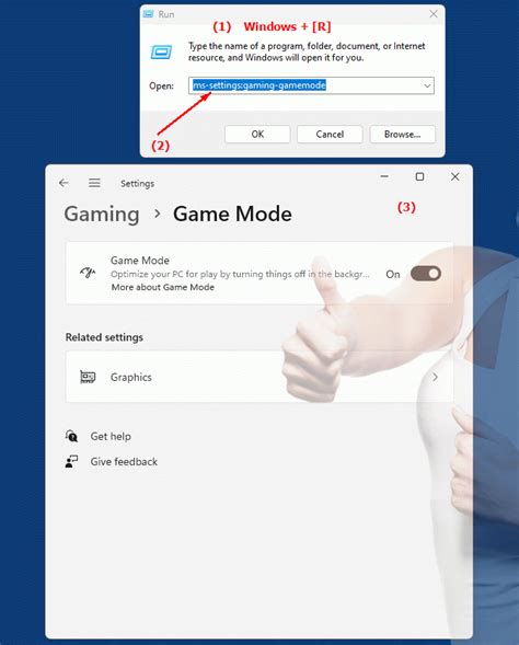 Game Mode Optimization Settings in Windows