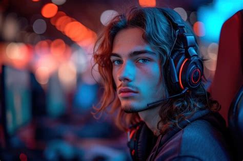 Premium Photo | Experience the intensity of competitive gaming with a ...