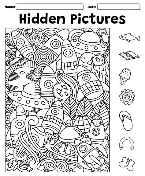 6 Best Images of Hidden Object Pages Printable Adults - Free Printable ...