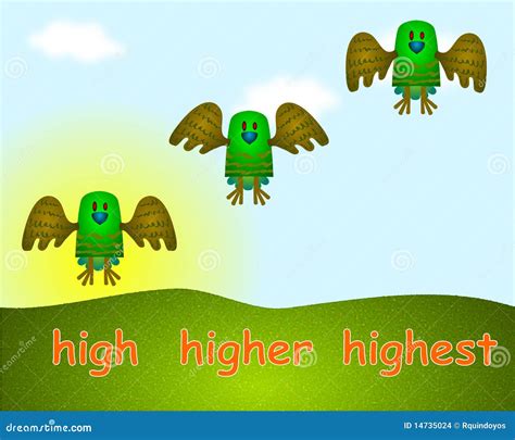 High higher highest stock illustration. Illustration of graphic - 14735024