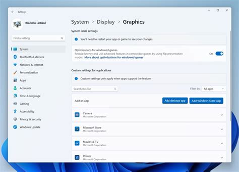 Windows 11 Gets Graphics Settings Redesign in the Latest Build - Softpedia