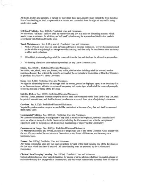 Community Guidelines — Carriage Crossing Community Association