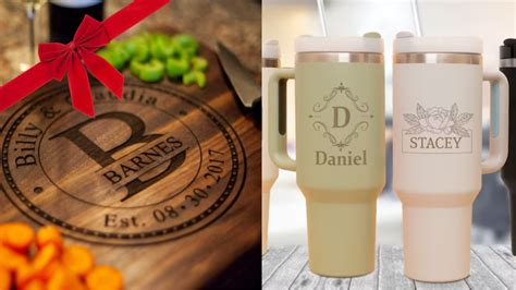 Personalized, custom Christmas gifts under $50