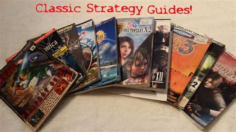 Classic Video Game Strategy Guides! - YouTube