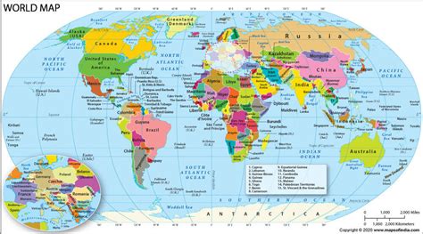 World Map | Download Free World Political Map HD Image|PDF
