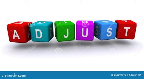 Adjust Word On White Stock Photography | CartoonDealer.com #307005560