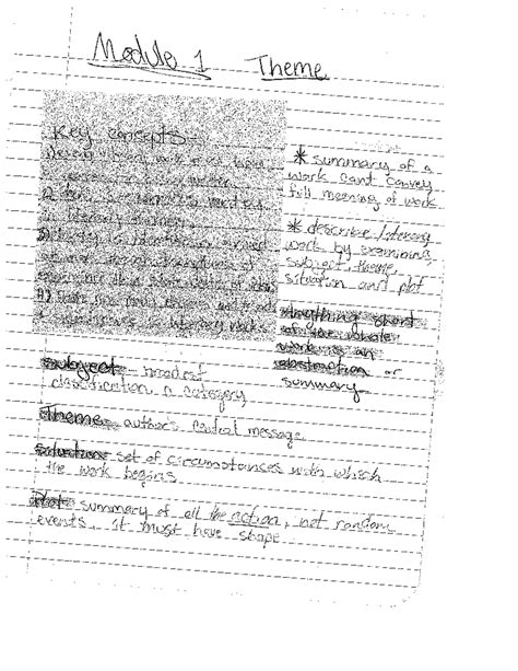 Creative Writing Notes - ENG226 - Studocu