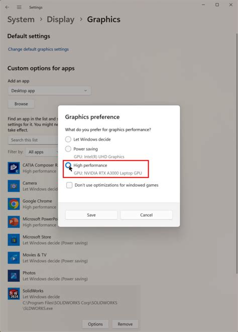 Windows 11, Graphics Hardware, and SOLIDWORKS Products - GSC
