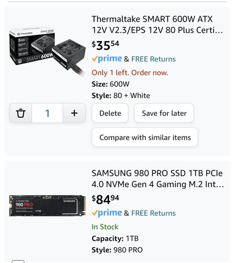 First time build components : r/PcBuild