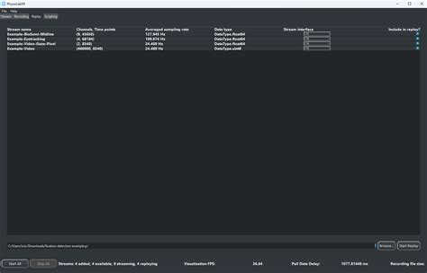 Replaying - PhysioLabXRDocs 0.1.0 documentation