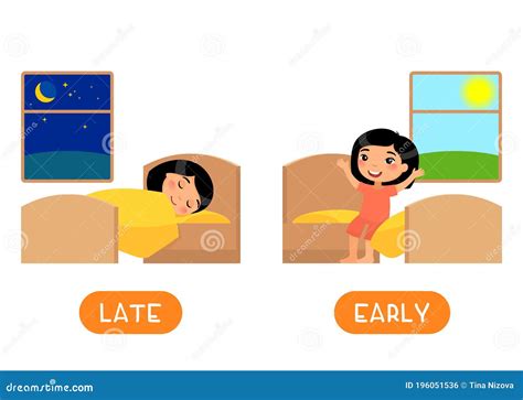 Late And Early As A Choice - Pictured As Words Late, Early On Road ...