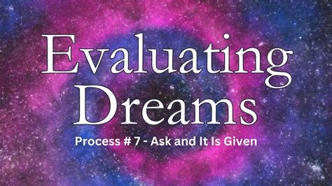 Evaluating Dreams: A Guide to Your Vibrational Alignment - Discovering ...