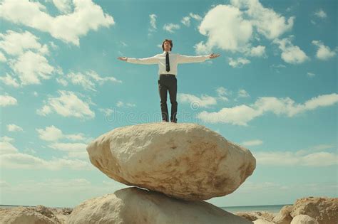 Work-Life Harmony: Balancing Act. Business Concept. Stock Photo - Image ...