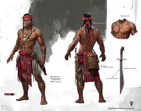 ArtStation - Main Game character Concept art (1st Pass)