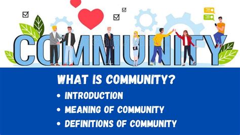 Community | Introduction | Meaning of Community | Definitions of ...